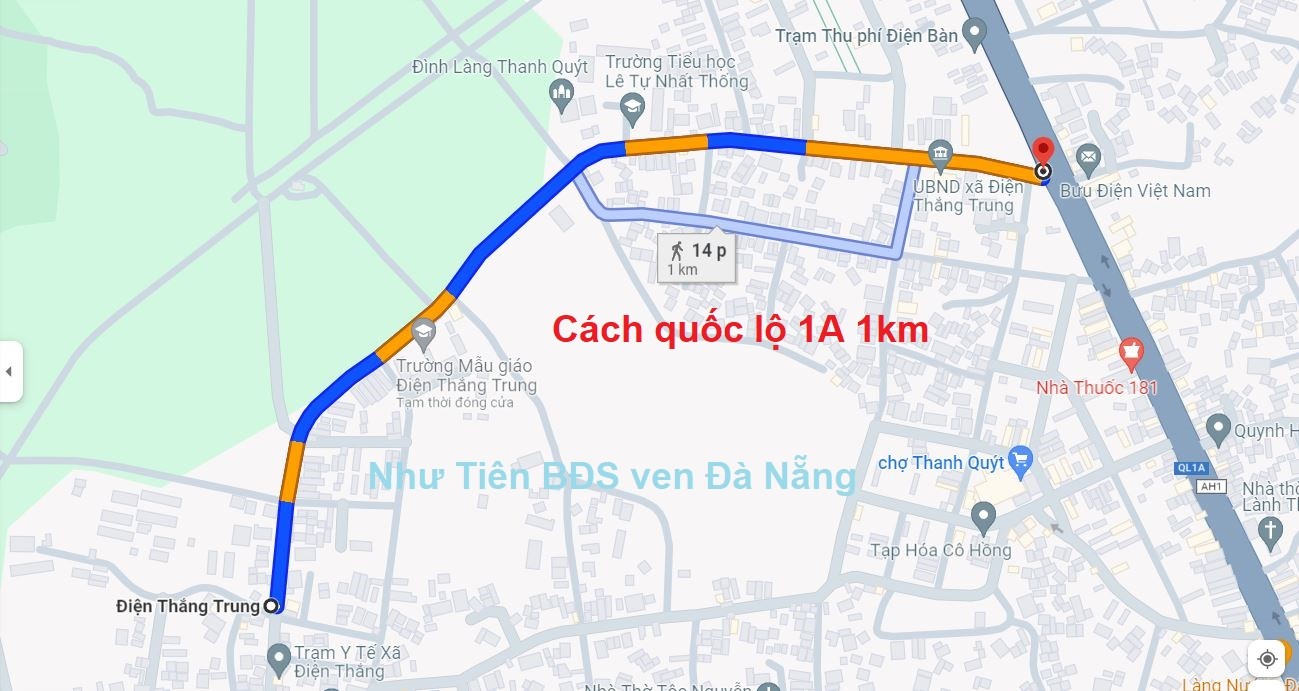 1e bán đất Điện Thắng Nam đường bê tông 5m, ngay ngã 4, xung quanh đông vui, giá tốt 3