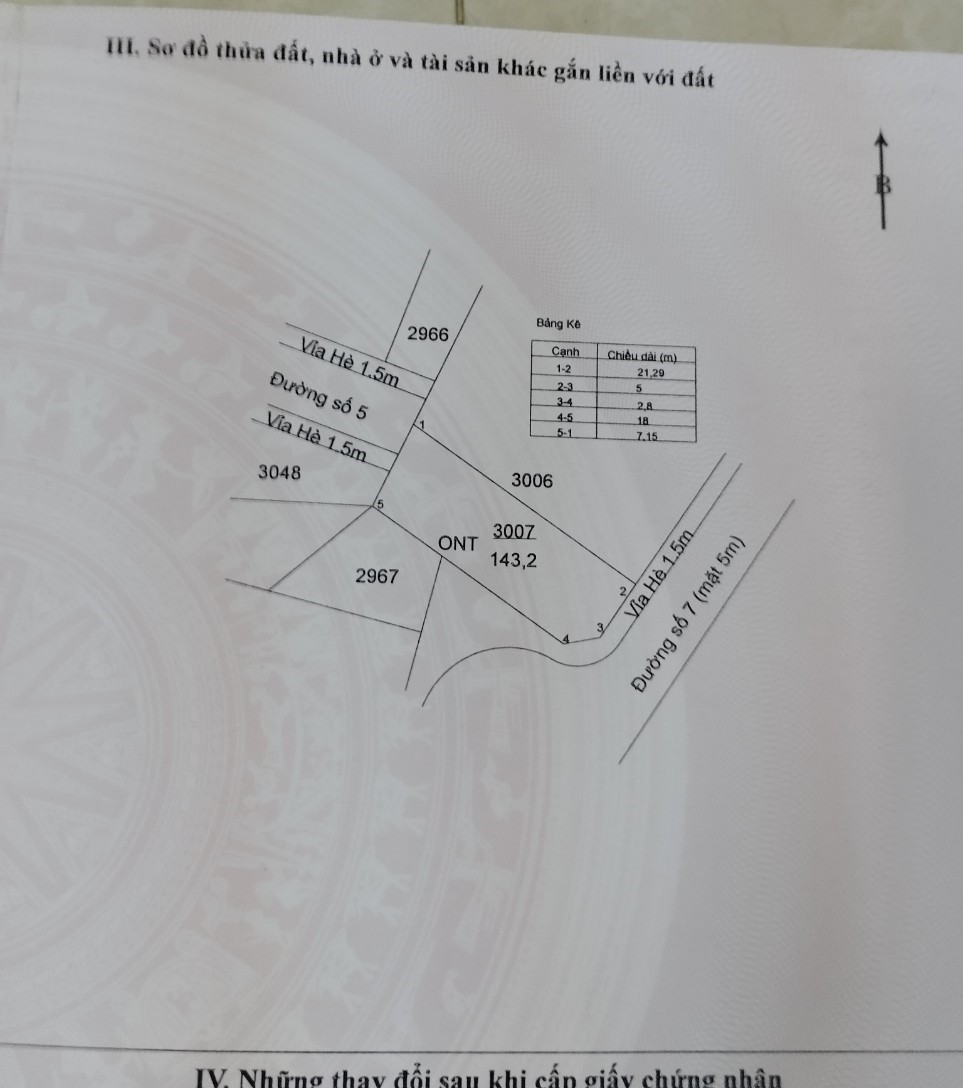 Chủ cần bán lô góc 143m2 kdc Nam Phong rẻ mua đầu tư kiếm lời duy nhất 1 nền 5