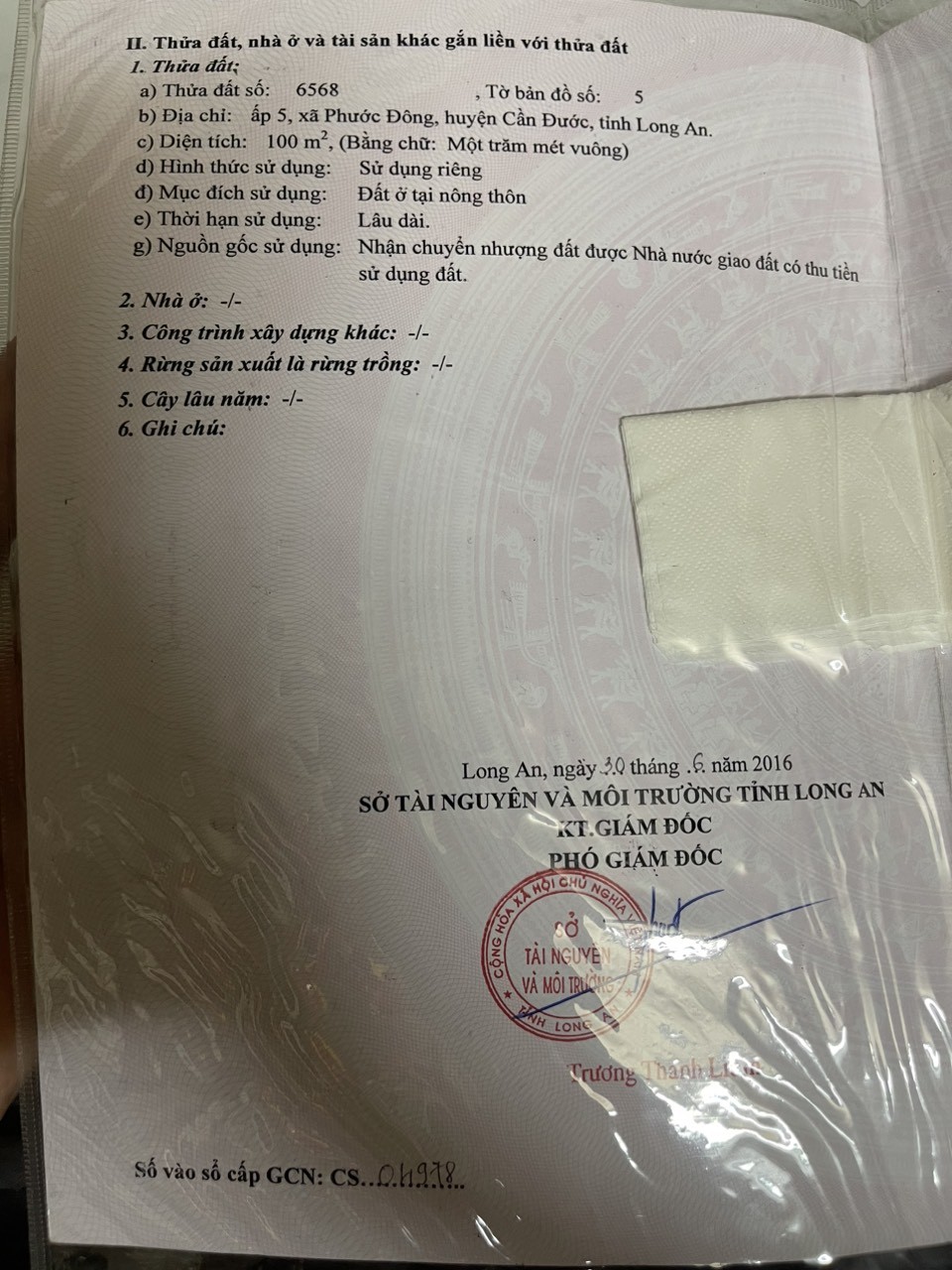 Kẹt tiền hạ giá bán lỗ 100m2 kdc Phước Đông giá mua kiếm lời chỉ 840tr nhanh tay khách đầu tư 5