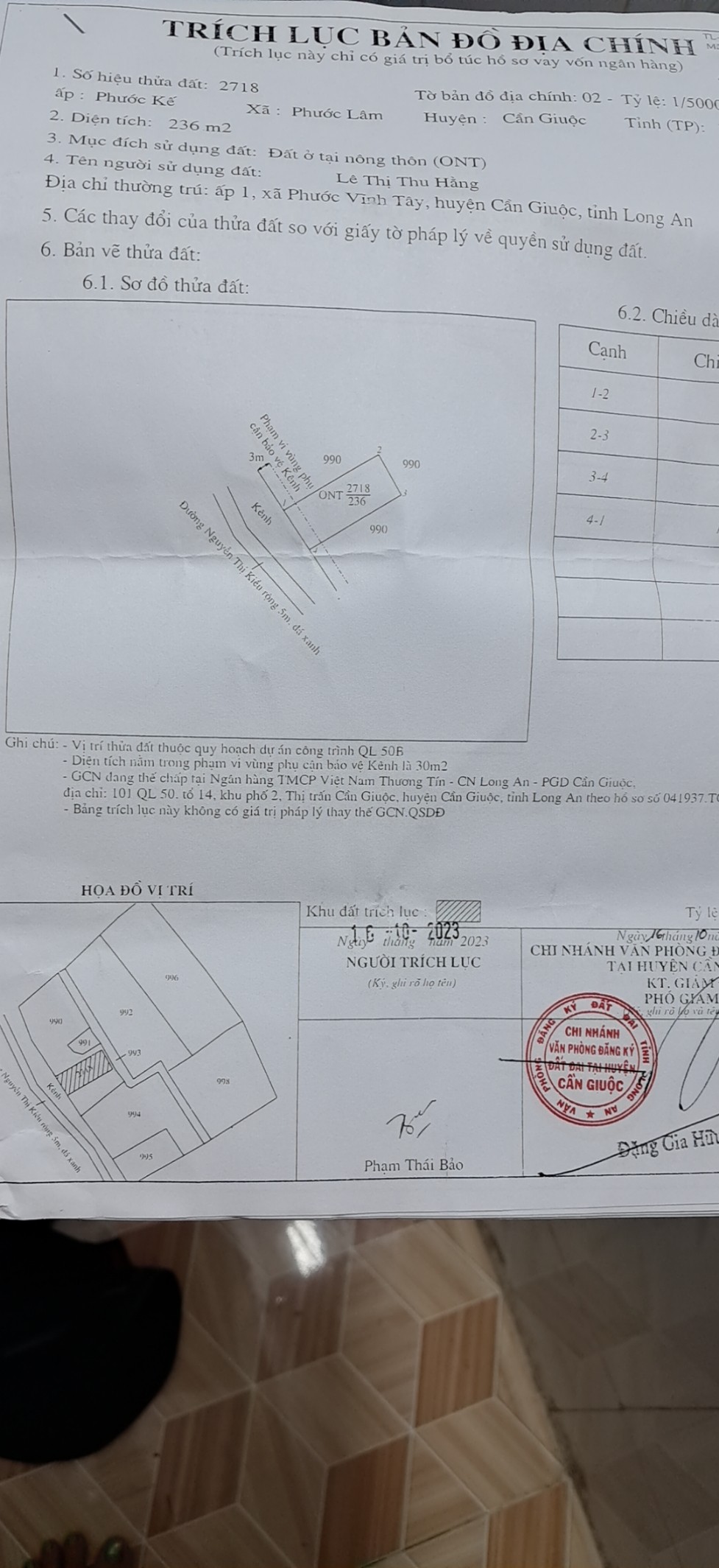 Kẹt tiền bán lỗ 240m2 thổ mt xe hơi Phước Lâm rẻ 670tr mua kiếm lời sở hữu ngay 5