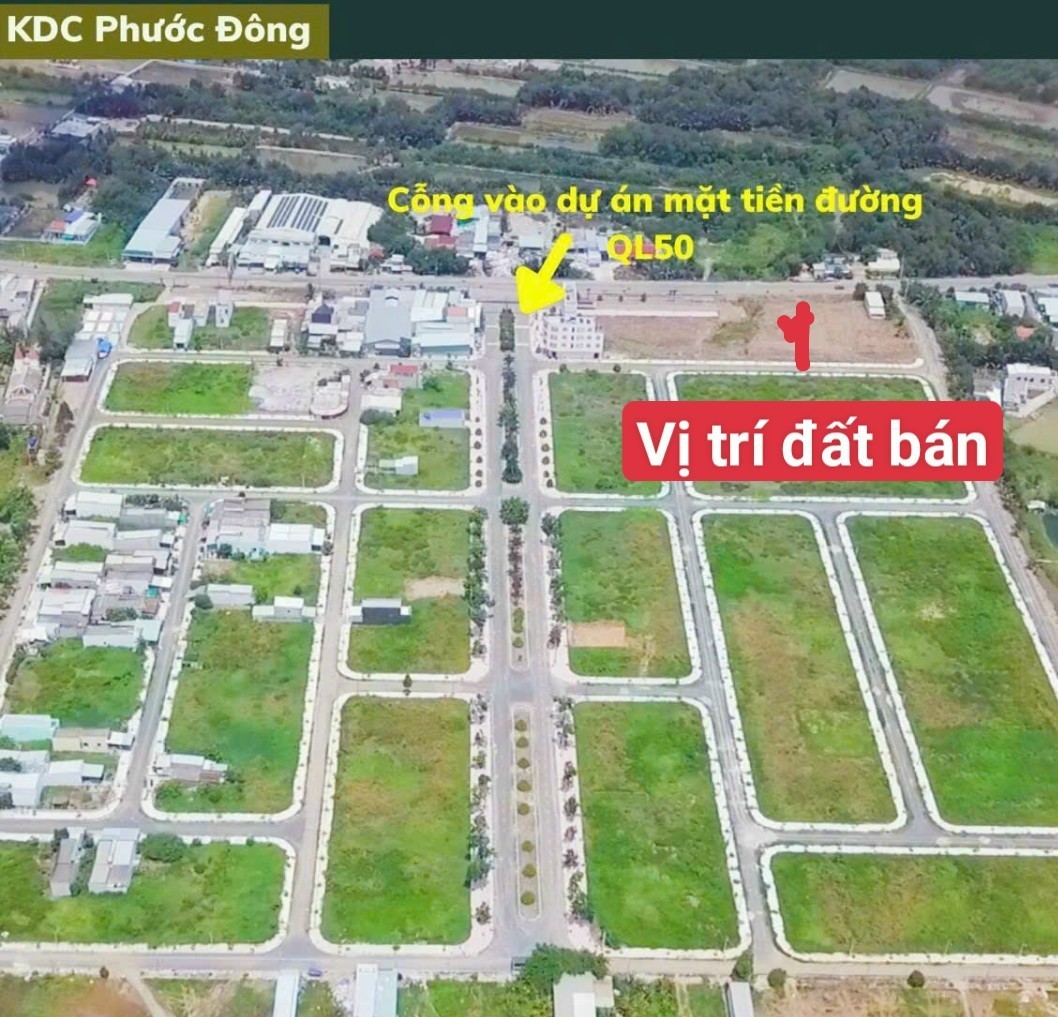 Cần bán Đất dự án Khu Công nghiệp cầu cảng IMG Phước Đông, Diện tích 130m², Giá Thương lượng 2