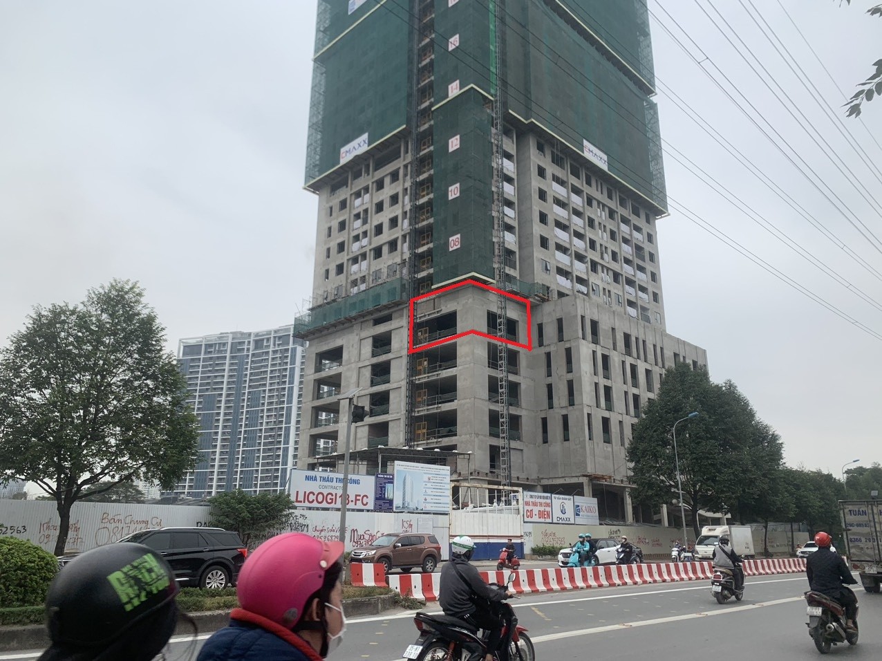 CĐT bán svp diện tích 93m2 căn góc toà NHS Trung Văn, view mặt đường Lê Văn Lương. 2