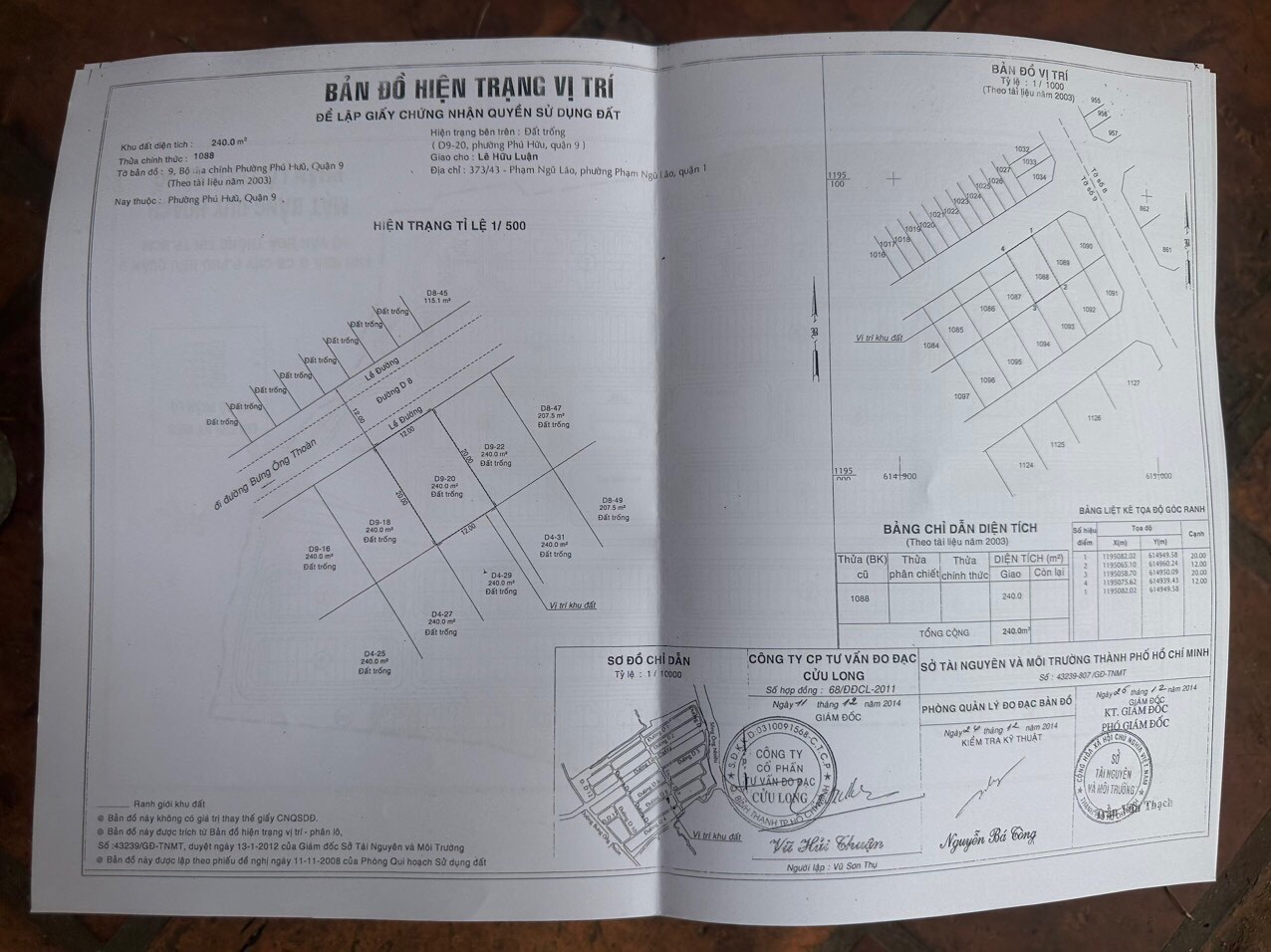 Cần bán Đất đường Liên Phường, Phường Phú Hữu, Diện tích 240m², Giá 11 Tỷ 3