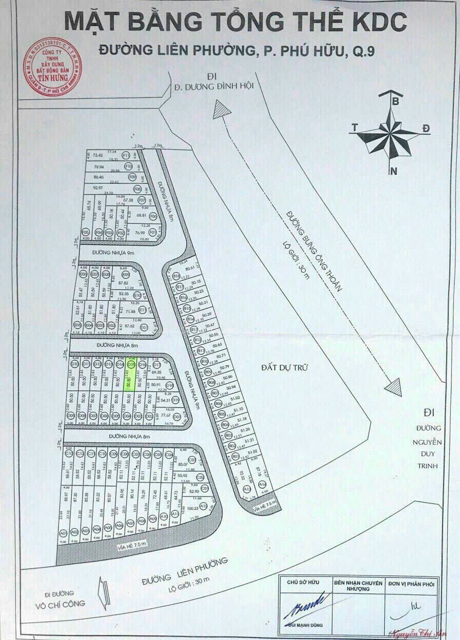 Cần bán Đất đường Liên Phường, Phường Phú Hữu, Diện tích 67m², Giá 5.3 Tỷ 4