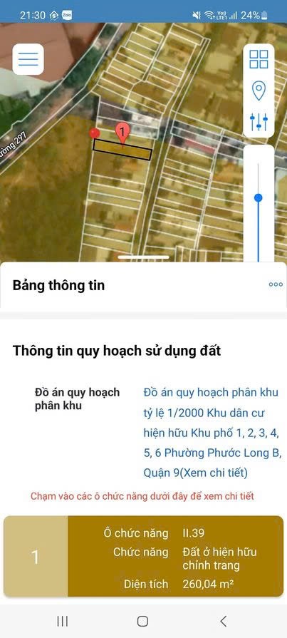 Cần bán Đất Phường Phước Long B, Quận 9, Diện tích 260m², Giá 52 Triệu/m²