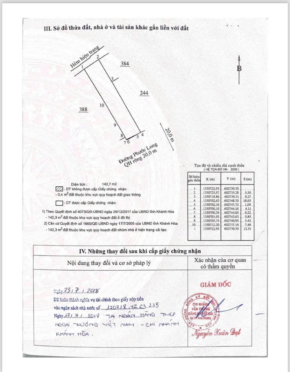 Bán Nhà 2 Mặt Tiền Đường Phước Long, Sát Bệnh Viện Tâm Trí, TP Nha Trang, Khánh Hòa 4