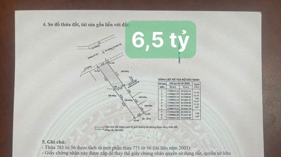 Cần bán Đất Phường Tăng Nhơn Phú A, Quận 9, Diện tích 106m², Giá 6.2 Tỷ