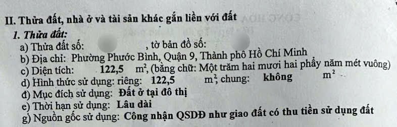 Cần bán Nhà trọ - Phòng trọ Phường Phước Bình, Quận 9, Diện tích 122m², Giá 7 Tỷ 2