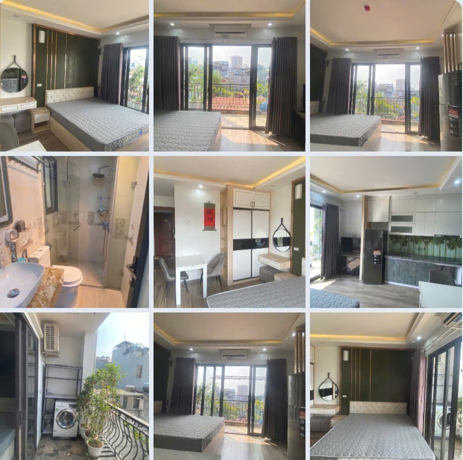 Căn hộ dịch vụ Studio tiện nghi sang trọng tại Ngõ 193 Trích Sài, Bưởi, Tây Hồ. Chỉ 7 tr. 5