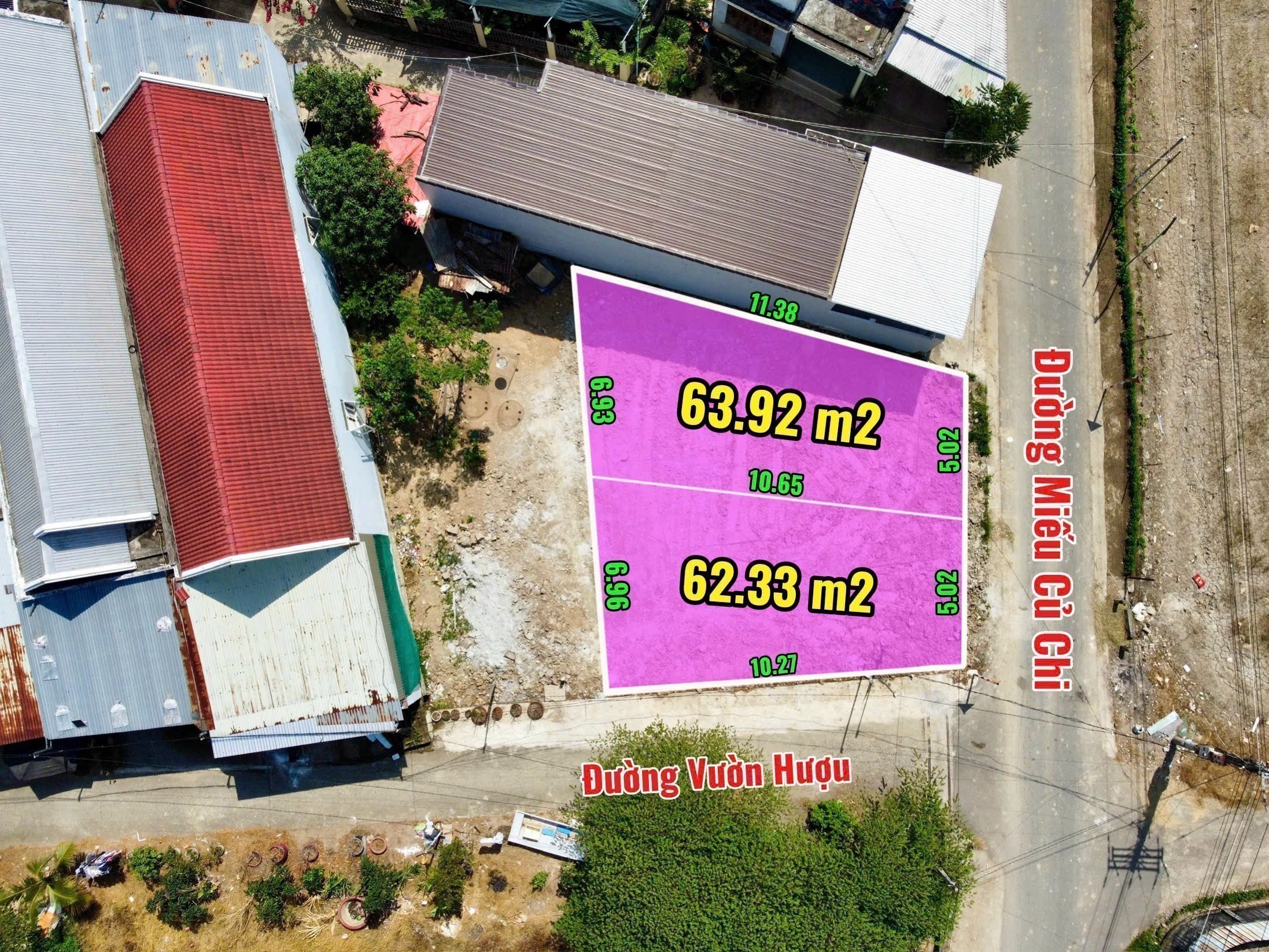 Bán đất Diên An (Diên Khánh cũ) – thổ cư 100%, đường 8m, giá từ 1,37 tỷ