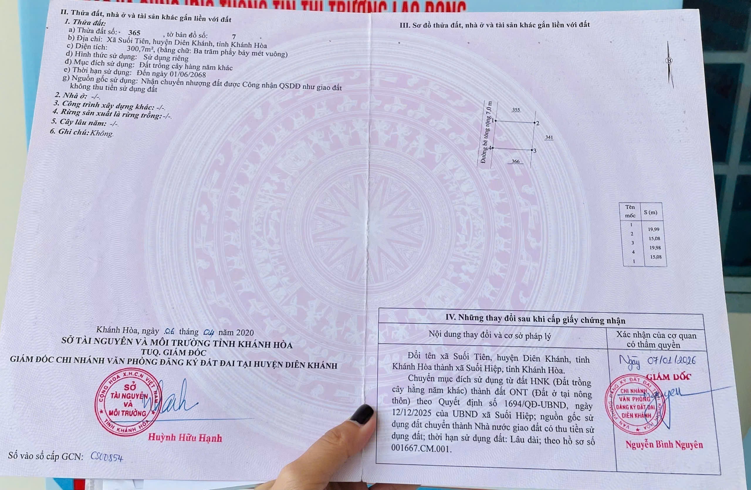 Bán đất Đất Suối Tiên giá rẻ full thổ cư đường rộng 7m oto tránh nhau thoải mái 8