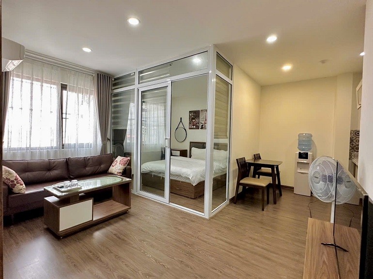 Cho thuê Căn hộ chung cư đường Đào Tấn, Phường Cống Vị, Diện tích 35m², Giá 13 Triệu/tháng