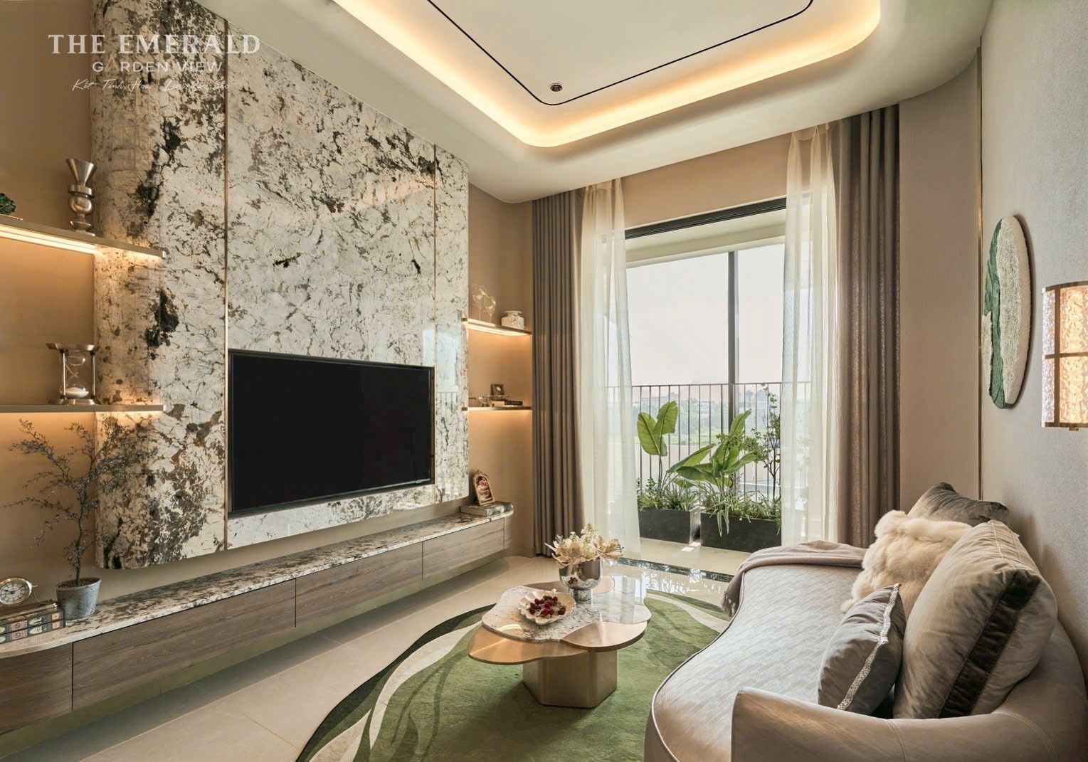 Sở hữu ngay THE EMERALD GARDEN VIEW căn hộ 67m2 view thông thoáng chỉ 7 triệu/tháng. 2