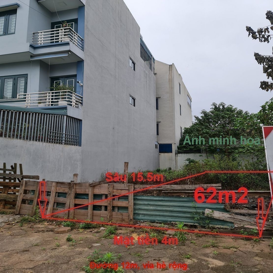 Bán đất Trâu Quỳ, Gia Lâm, Hà Nội. 62m2, mt 4, đường 12m, giá đầu tư. Lh 0989894845
