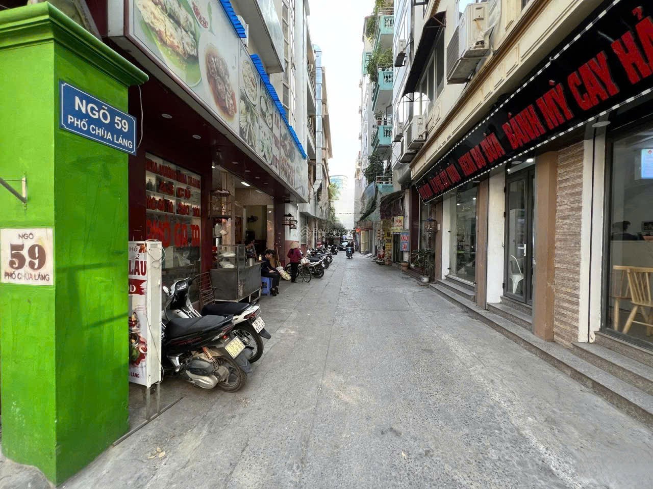 Cho thuê nhà riêng phố Chùa Láng, Đống Đa 80m x 5T giá 29 triệu  Ô TÔ TRONG NHÀ 5