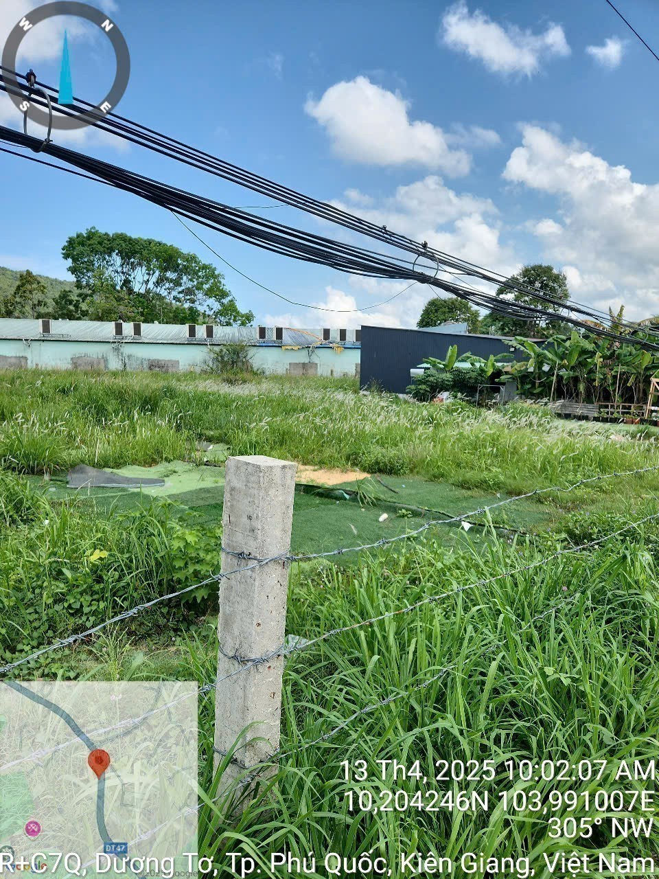 Đất mặt tiền Tỉnh lộ 47 Dương Tơ, Phú Quốc – 2.235m², ngang 70m, sổ hồng 3
