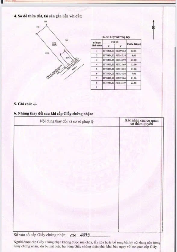 Bán đất thổ + lúa ấp 1 xã Tân Thành, Thủ Thừa tdt 1907m2 ( có 300m2 thổ ) giá 1,99 tỷ