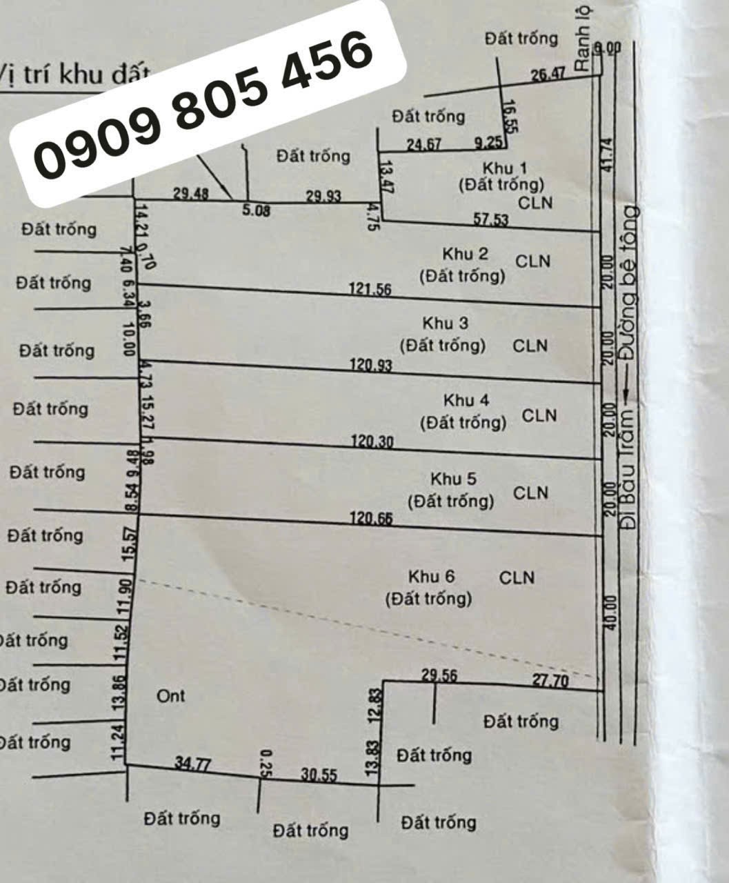 ĐẤT TRUNG AN – 1/ NGẮN BÀU TRÂM, KDC HIỆN HỮU – GIÁ CHỈ 3TR/M² 2