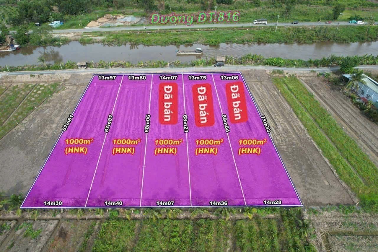 Bán 2 lô đất vườn xã Bình Đức , Bến Lức dt 1000m2 giá 1,49 tỷ 1 lô 4