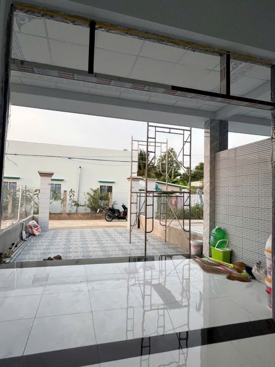 Bán 2 căn nhà cấp 4 mới xây xã Quê Mỷ Thạnh , Tân Trụ dt 145m2 , 2pn , 1wc giá 1,199 tỷ 1 căn 3
