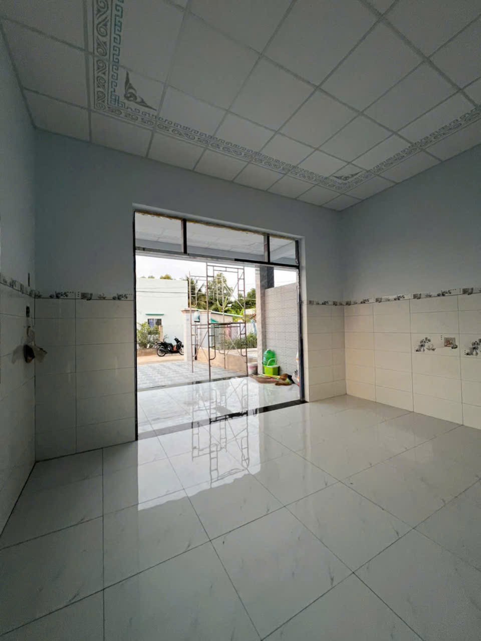 Bán 2 căn nhà cấp 4 mới xây xã Quê Mỷ Thạnh , Tân Trụ dt 145m2 , 2pn , 1wc giá 1,199 tỷ 1 căn 4