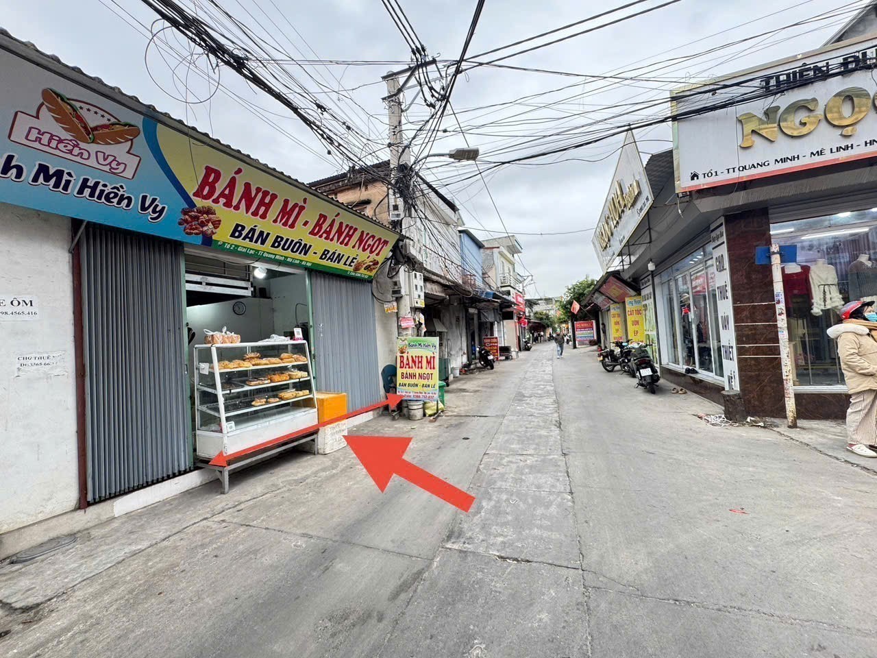 Bán gấp căn nhà C4 mặt tiền kinh doanh sầm uất, thôn Giai Lạc - tổ 2, Quang Minh 3
