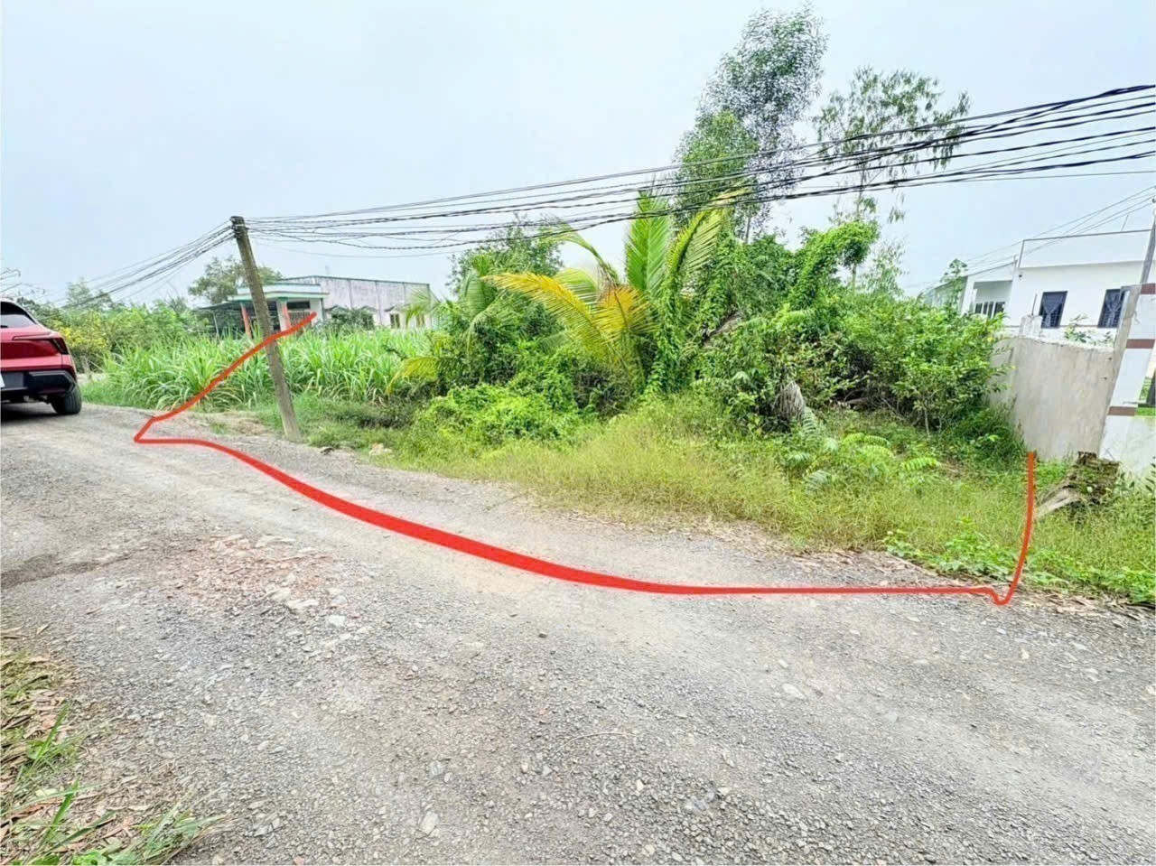 Bán đất thổ vườn đường đá xanh 6m tại Bình Đức, Bến Lức tdt 2000m2 ( 756m2 thổ ) giá 1,8 tỷ