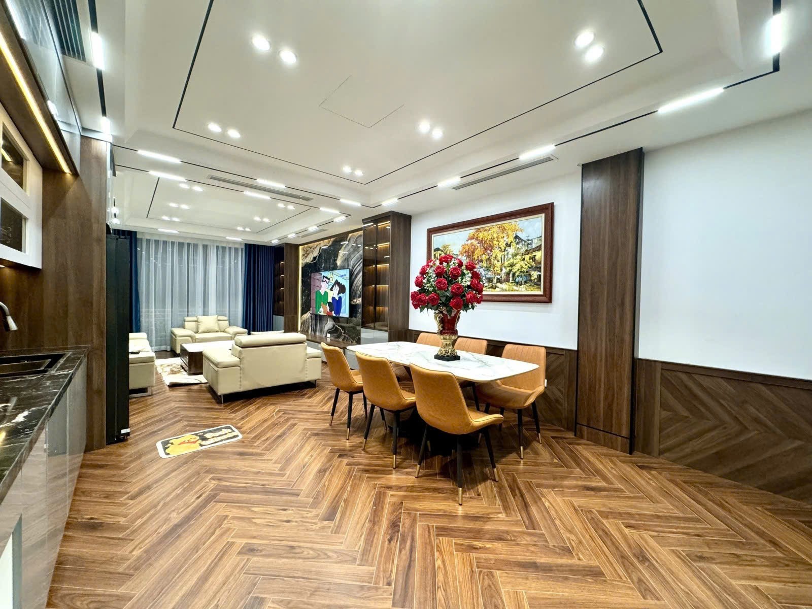 NHÀ ĐẸP GA RA 2 Ô TÔ FULL NỘI THẤT Ngọc Lâm 60m2 X 6 Tầng ,mặt tiền 4.5 m 19.2 tỷ Long Biên. 2