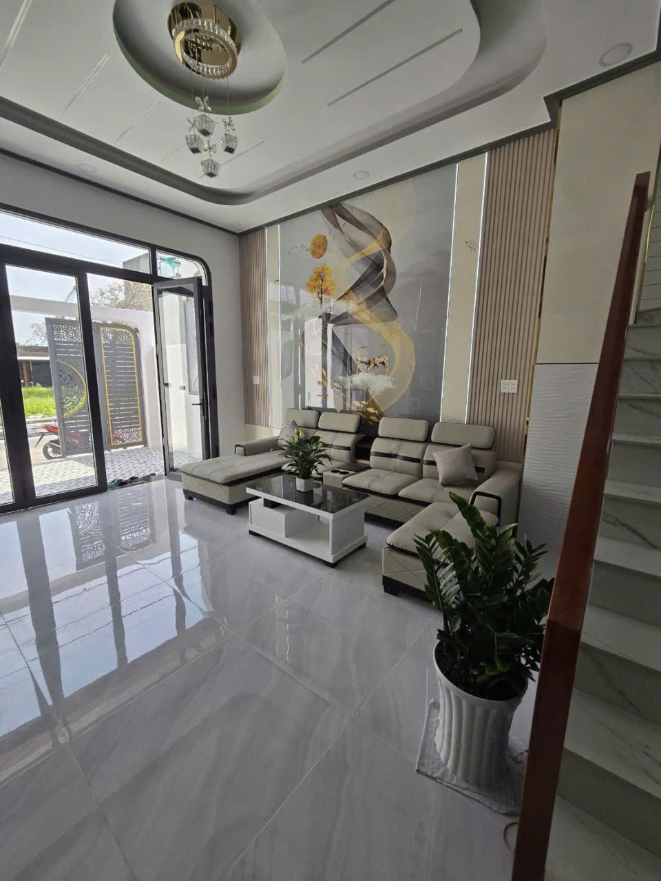 Bán nhà mới xây trong KDC Hoàng Phúc , xã Long Khê dt 81m2 , 2 lầu , 3pn , 3wc giá 3,28 tỷ 19