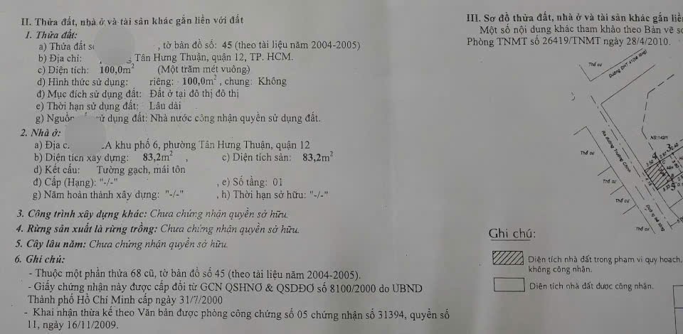 HÀNG KÍN - MẶT TIỀN ĐÔNG HƯNG THUẬN 39 - THÔNG TỨ HƯỚNG