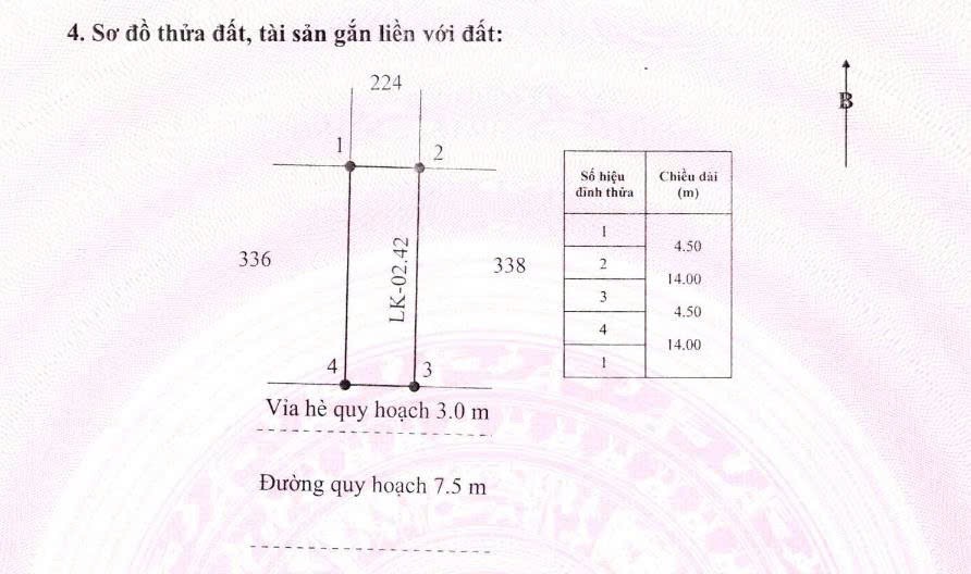Cần bán Đất Phường Thanh Bình, Hải Dương, Diện tích 63m², Giá 245 Triệu/m²