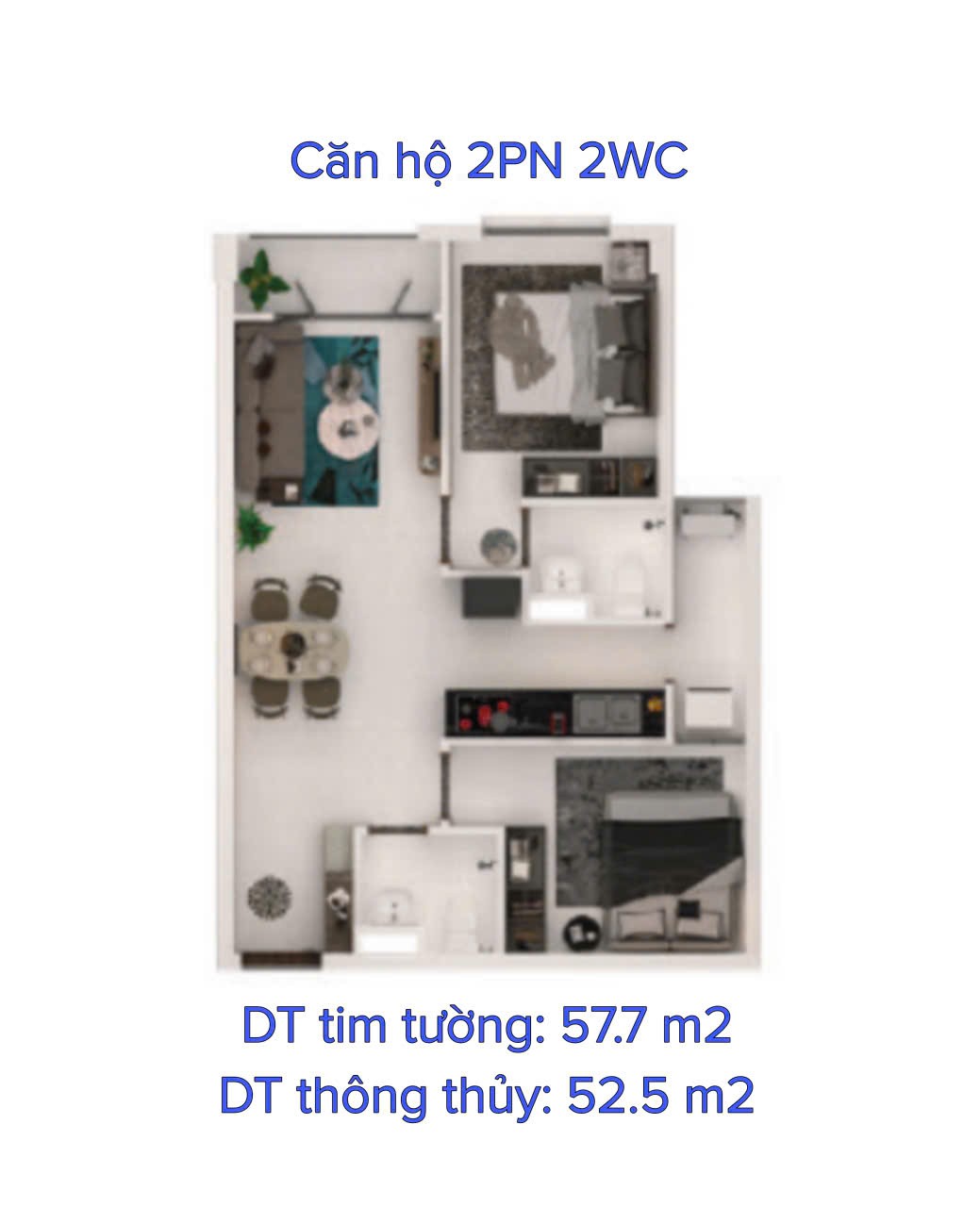 Cần bán Căn hộ chung cư Phường Dĩ An, Dĩ An, Diện tích 60m², Giá 01.5 Tỷ