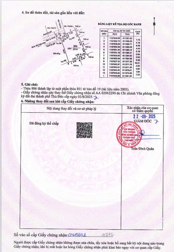 ĐẤT NỀN GIÁ RẺ NGAY TT PHƯỚC LONG B QUẬN 9 228M2 CHỈ 10 TỶ 4