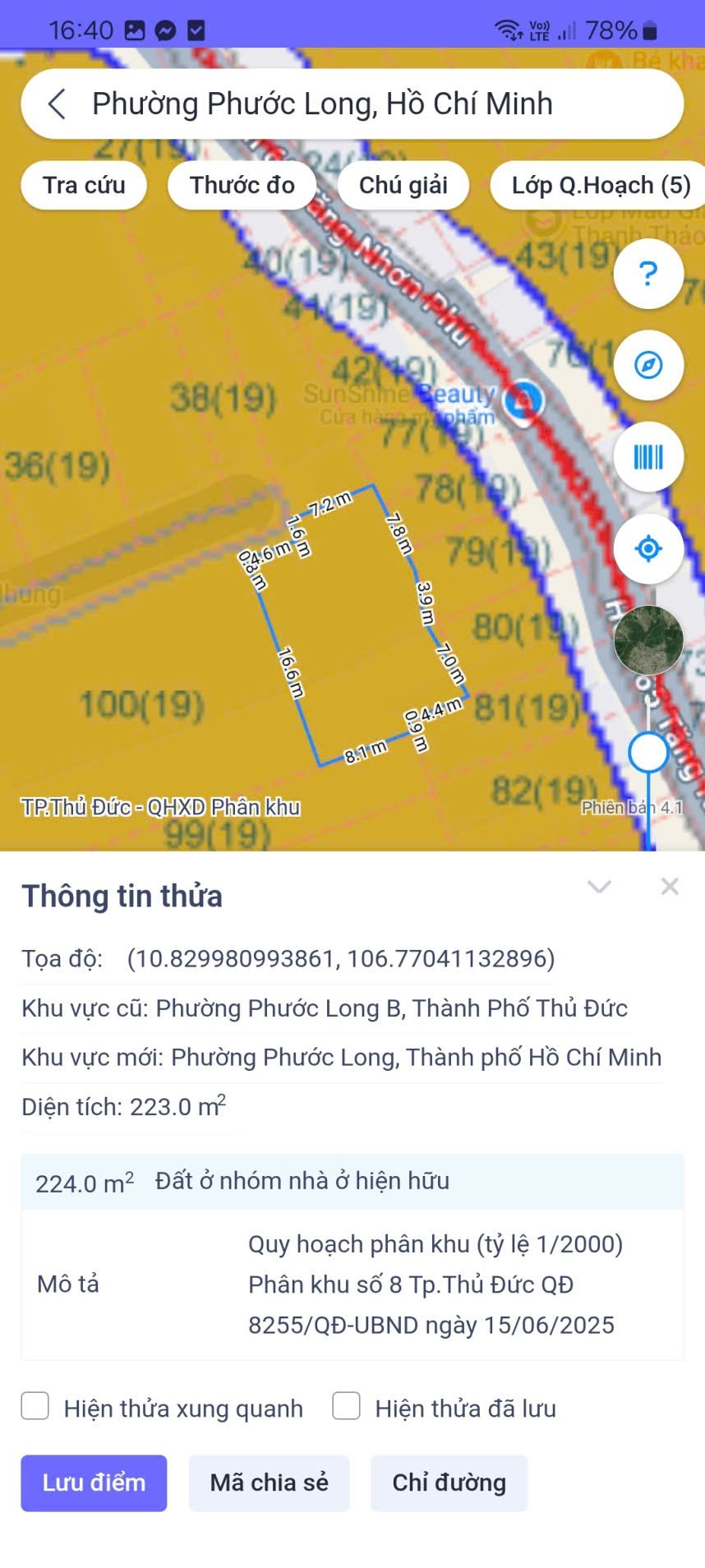 ĐẤT NỀN GIÁ RẺ NGAY TT PHƯỚC LONG B QUẬN 9 228M2 CHỈ 10 TỶ 5