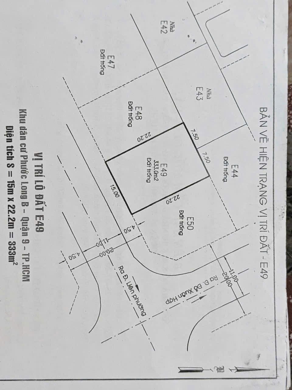 Cần bán Đất Phường Phước Long B, Quận 9, Diện tích 333m², Giá 95 Triệu/m² 4