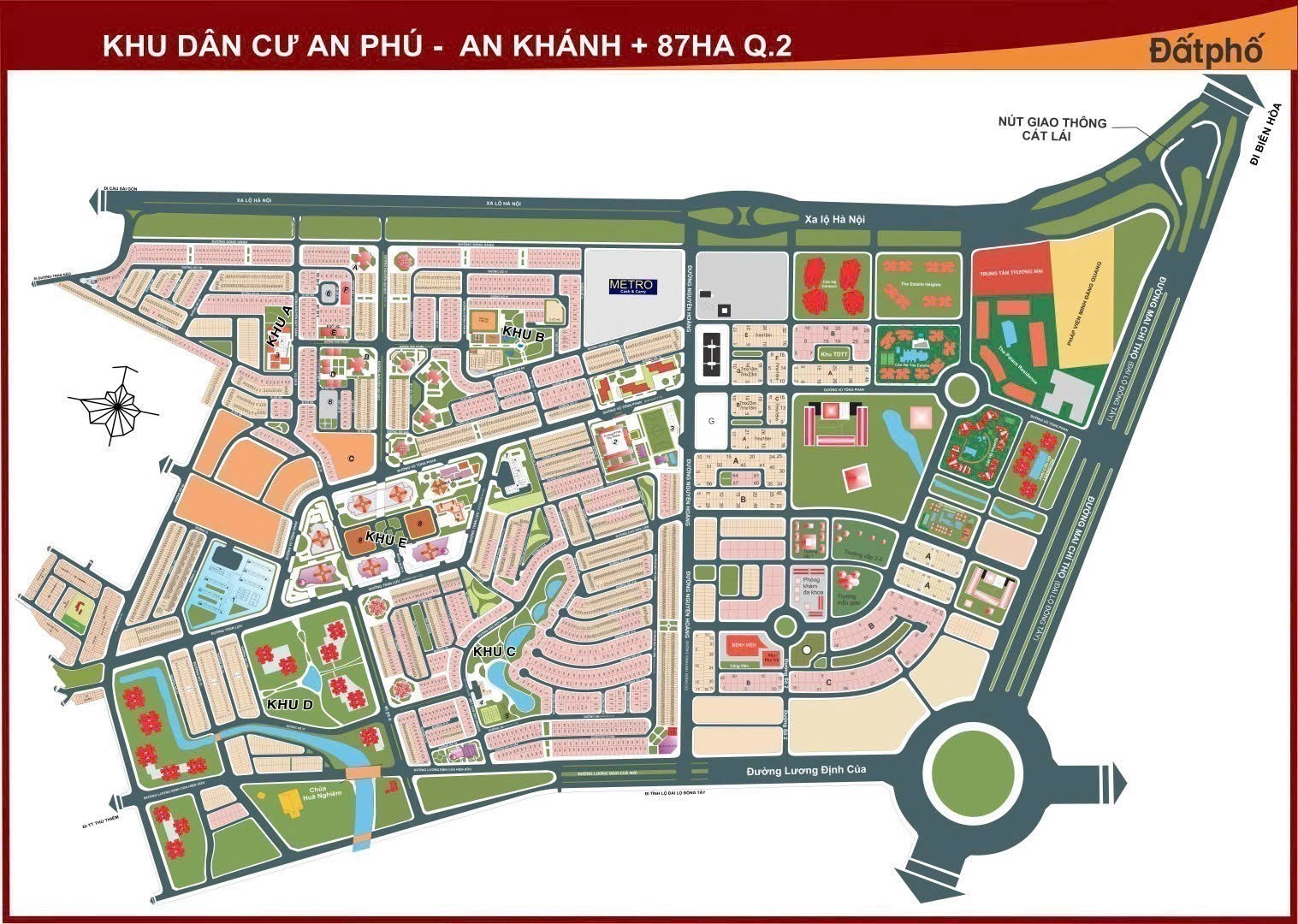 Cần bán Đất Phường An Khánh, Quận 2, Diện tích 160m², Giá 240 Triệu/m²