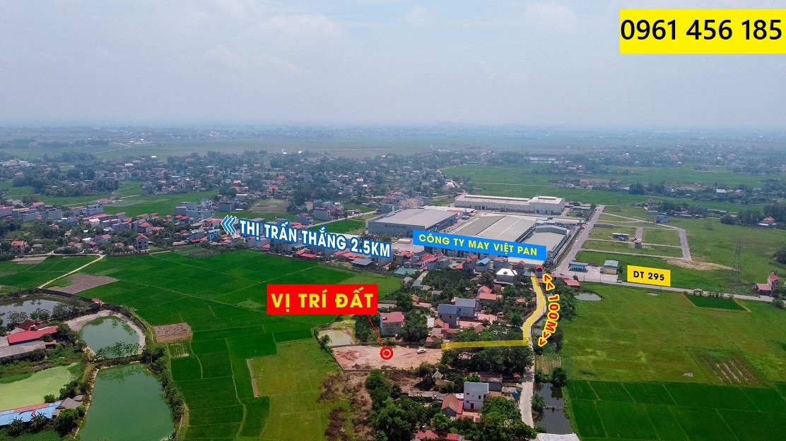 Bán đất Danh Thắng, Hiệp Hòa, Bắc Giang 2032m2, Gần Công ty May, vị trí đẹp 4