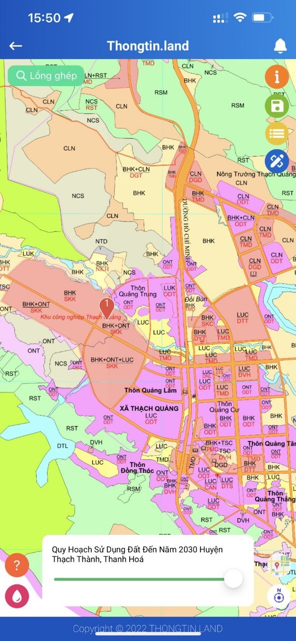 Cần bán Đất đường Hồ Chí Minh, Xã Thạch Quảng, Diện tích 150m², Giá 299 Triệu 3