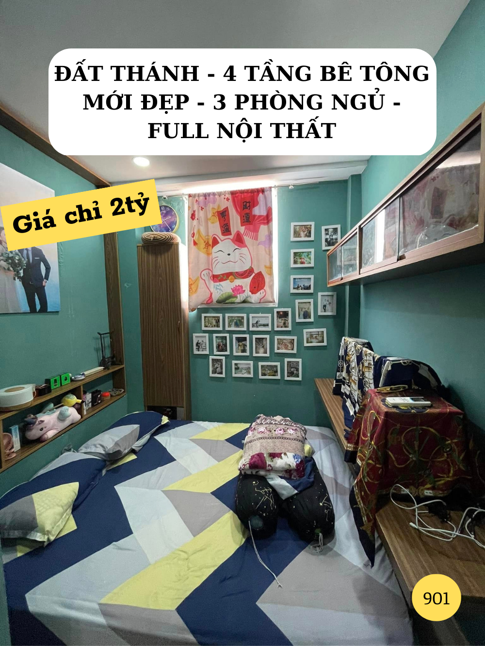 Cần bán Nhà ở, nhà cấp 4, nhà hẻm đường Đất Thánh, Chọn, Diện tích 20m², Giá 02.8 Tỷ 2