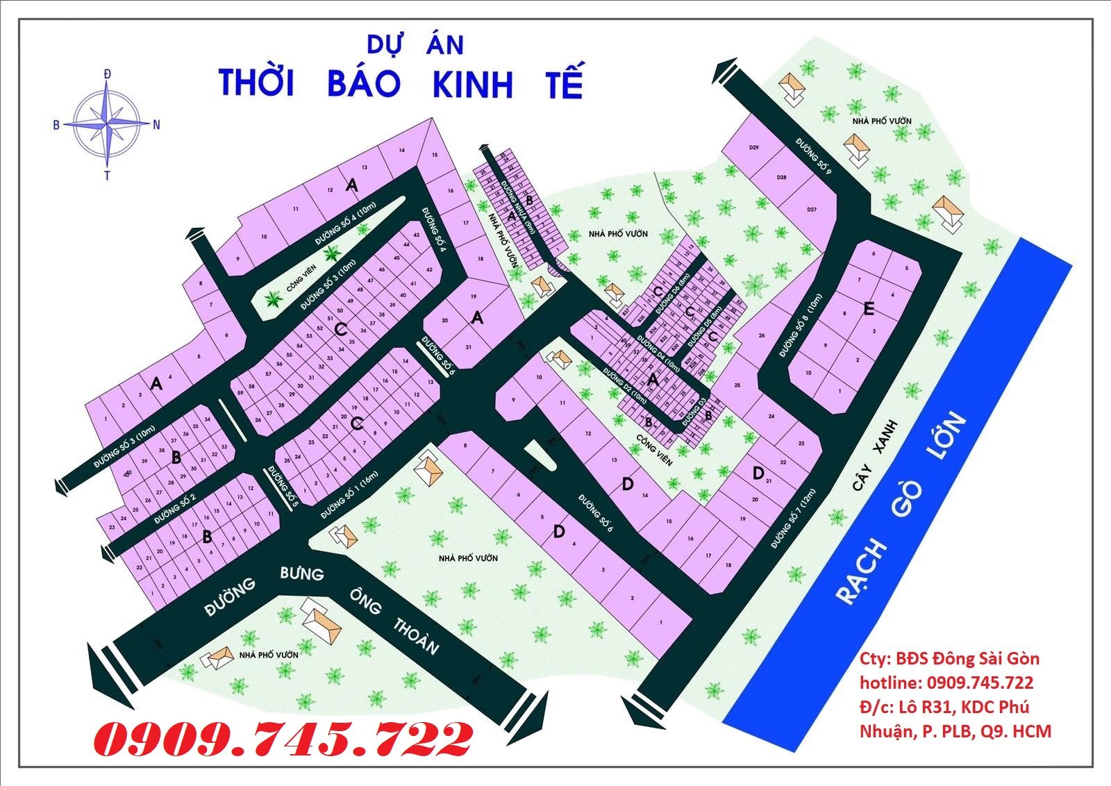 Cần bán Đất đường Bưng Ông Thoàn, Phường Phú Hữu, Diện tích 160m², Giá 51.8 Triệu/m² 3