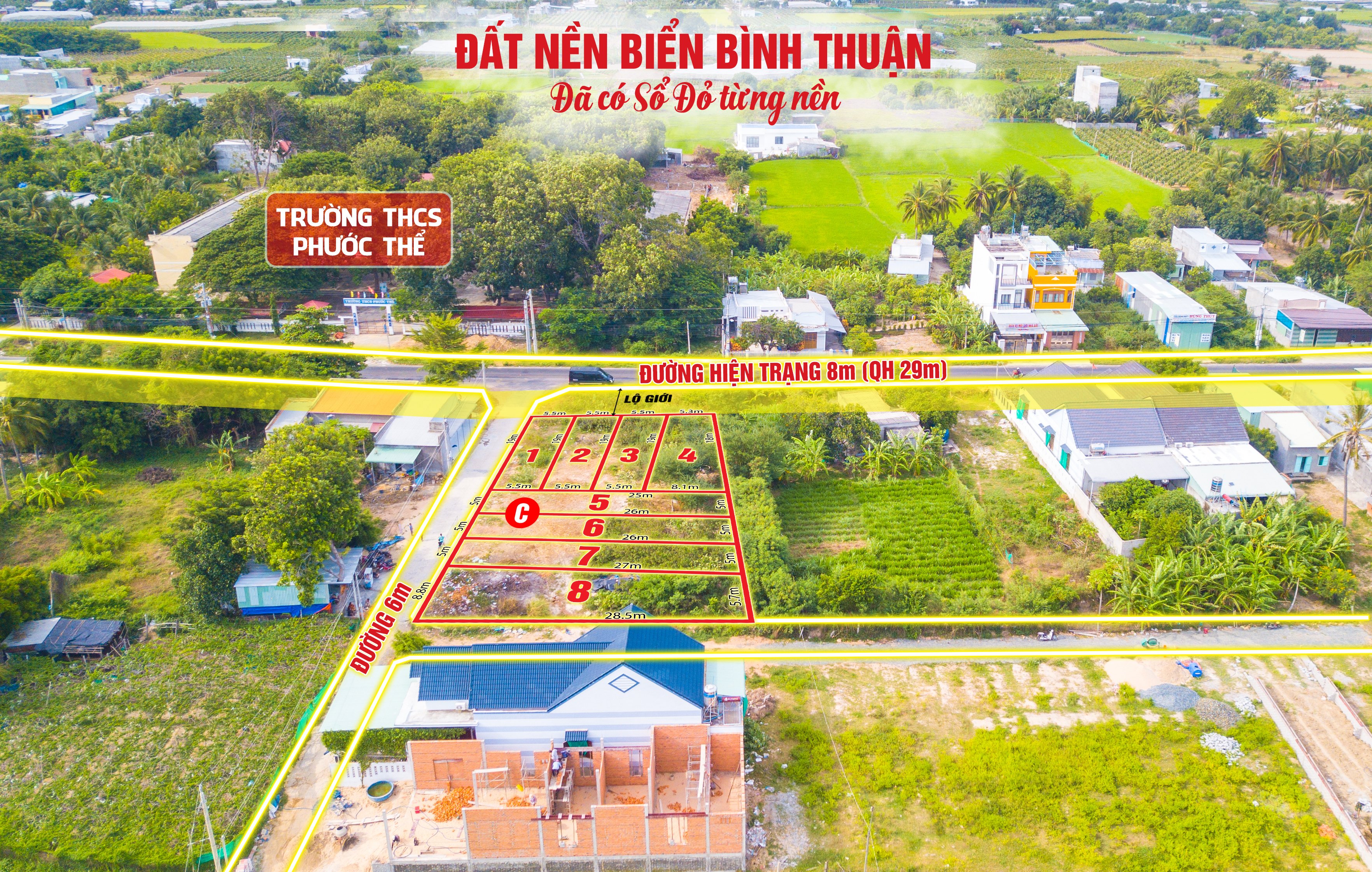 Đất ven biển Tuy Phong Bình Thuận 200m2 1ty150 sổ sẵn - 0965172574 4