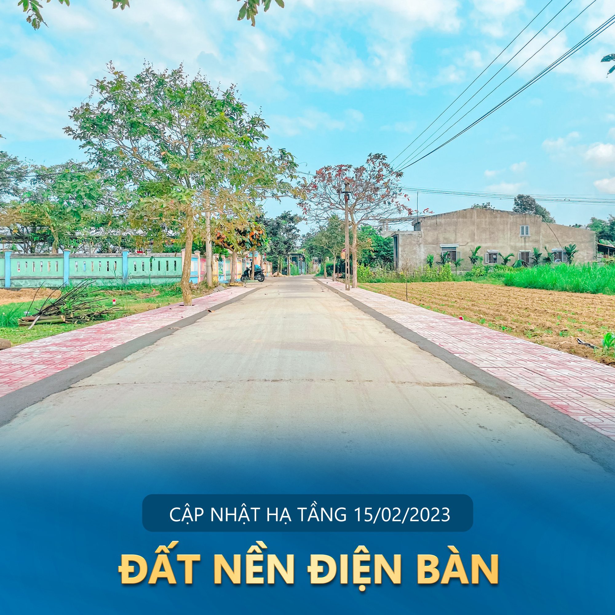 Bán đất nền KDC Điện PHước giáp DT609,đối diện trường Học,đường QH 15M5