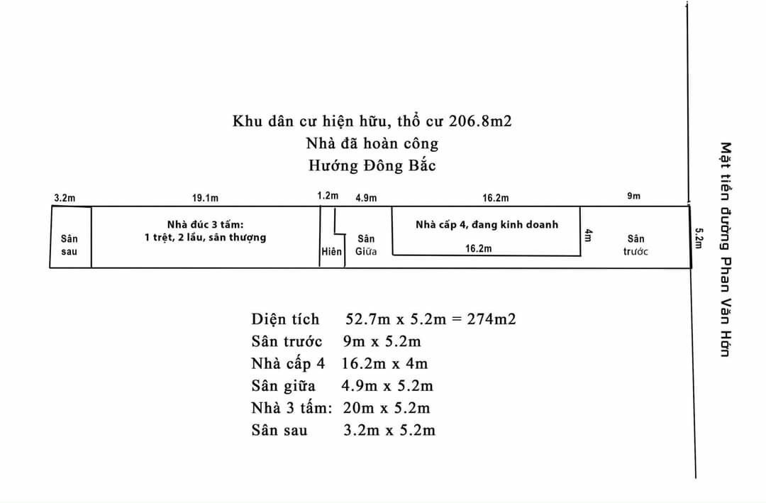 Cần Bán Nhà Mặt Tiền Đường Phan Văn Hớn, Phường Bà Điểm, Diện Tích 360m², Giá 14.8 Tỷ 2