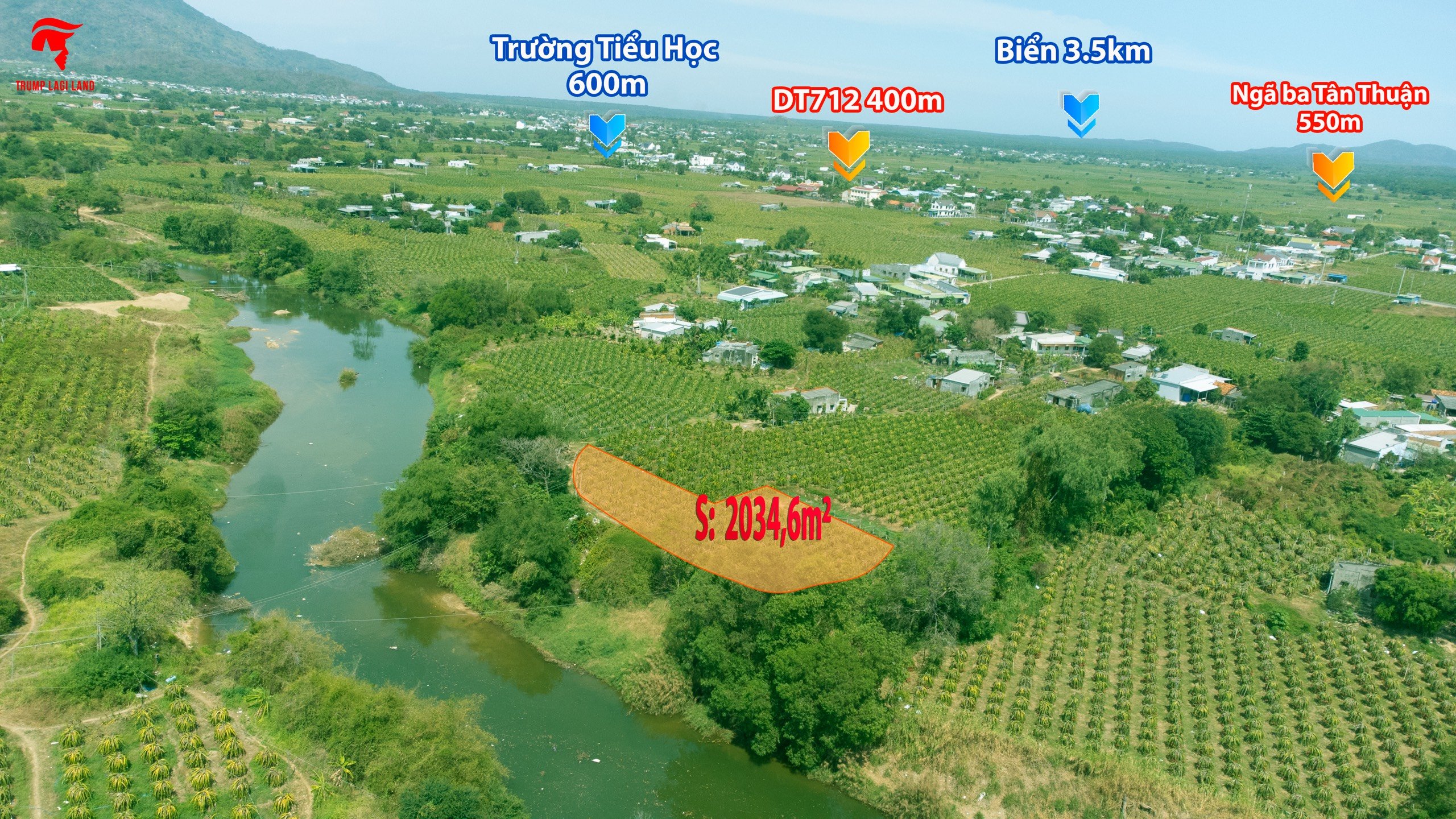 Cần bán Đất đường ĐT 719, Xã Tân Thuận, Diện tích 2034m², Giá 1.8 Tỷ 11