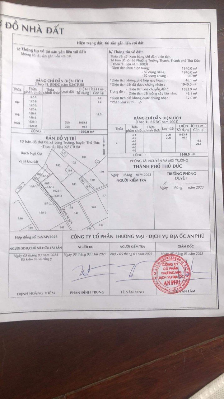 Cho thuê Đất đường Nguyễn Duy Trinh, Phường Phước Long B, Diện tích 1940m², Giá 15 Triệu/tháng 2