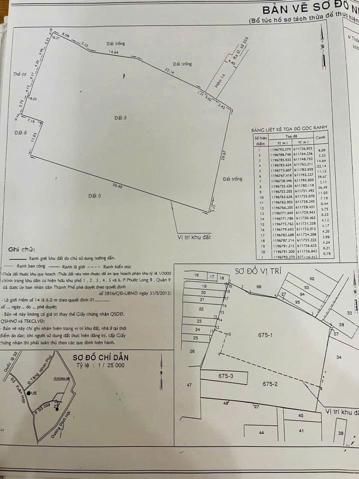 Cần bán Đất Phường Phước Long B, Quận 9, Diện tích 2200m², Giá 75 Tỷ 2