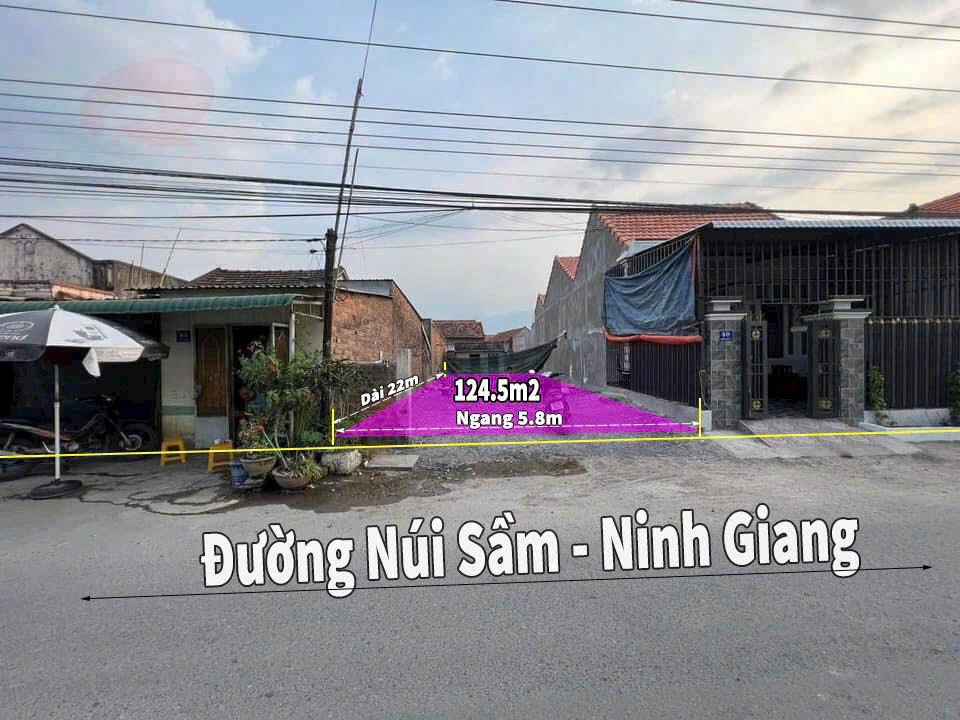 Cần bán Đất Phường Ninh Giang, Ninh Hòa, Diện tích 124m², Giá 1,379 Tỷ