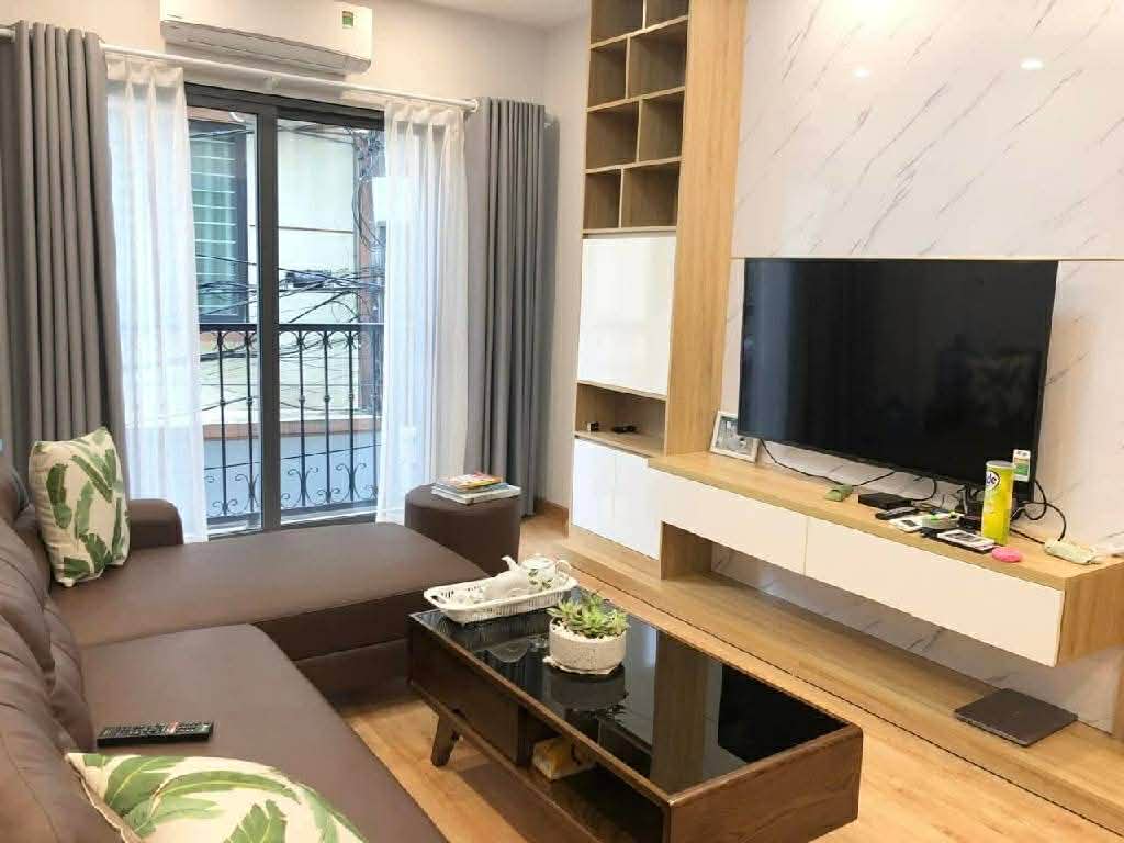 bán nhà Hồng Tiến, 54m x 5 tầng, ngõ thông, full nội thất, ôtô vào nhà 2