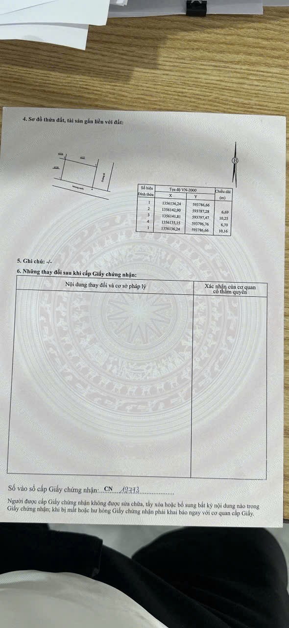 Bán đất Diên An giá rẻ giáp ranh khu dân cư Phú Ân Nam 2 - đường bê tông oto tận nơi 6