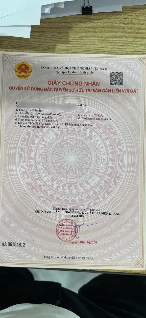 Bán đất Diên An giá rẻ thôn Phú Ân Nam 2 - đường bê tông 6m tận nơi 7